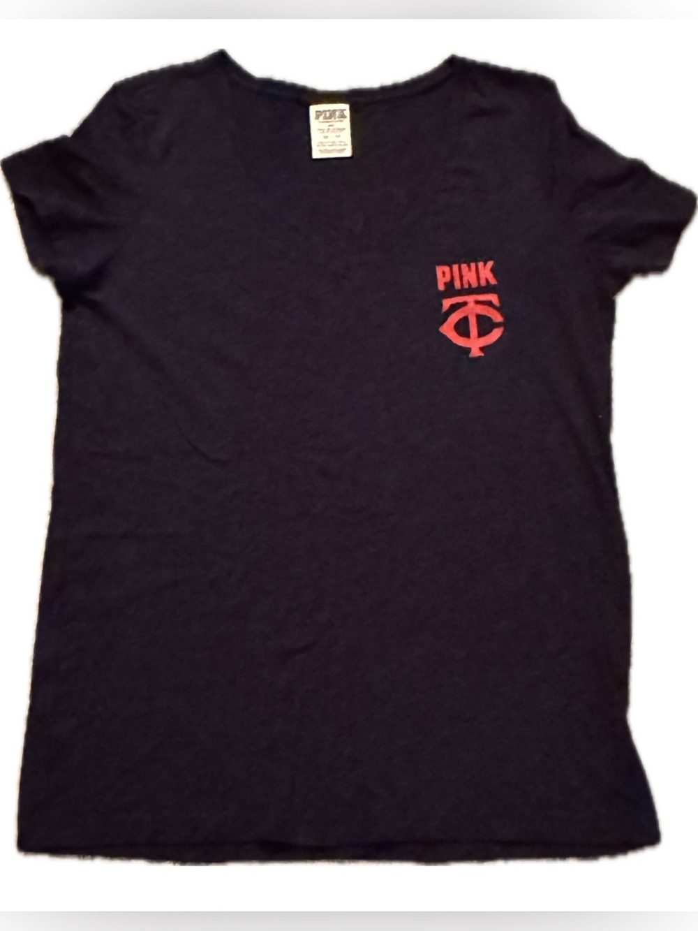 PINK Victoria's Secret Twins MLB Baseball Tee